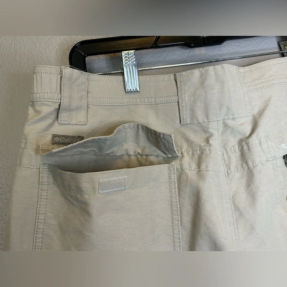 Columbia Casual Hiking Active Outdoor Utility Shorts Summer Khaki Athleisure